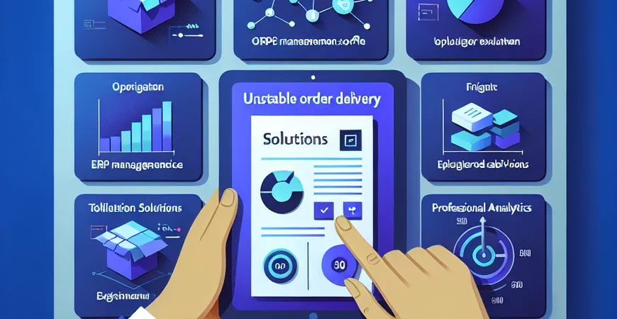 订单交付不稳定？ERP 管理软件的优化方案